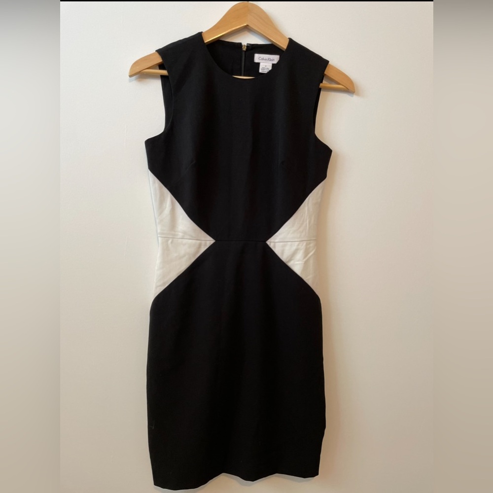 Calvin Klein Black and White Dress